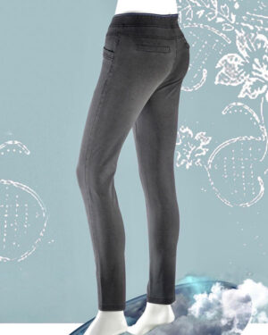 LUSTRE PANT FULL LENGTH CHARCOAL